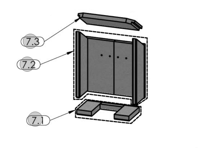 Justus Austin 5 II Feuerraumauskleidung